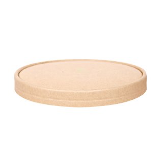 Deckel für Salatschale CAESAR/ Kraftpapier / Durchmesser: 15cm / 50 Stück