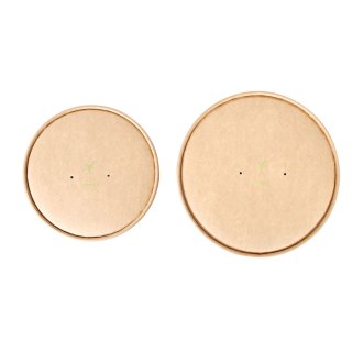 Deckel für Salatschale CAESAR/ Kraftpapier / Durchmesser: 15cm / 50 Stück