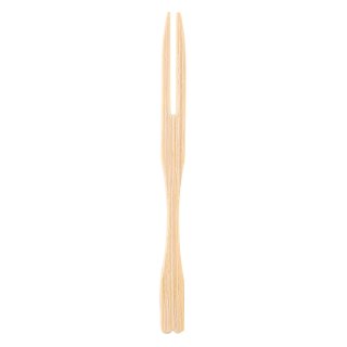 Obstgabel / Bambus / im Beutel / 9cm / 100 Stück