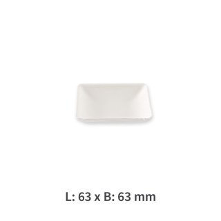 FINGERFOOD Schale / quadratisch / L:6.3cm x B:6.3cm / 20 Stück