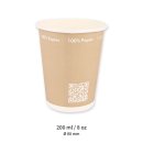 Kaffeebecher Only Paper / Pappe / 200 ml