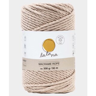 Lalana Macrame Rope 3 mm beige
