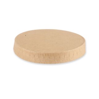 Bio Deckel f&uuml;r Dip Sch&auml;lchen | Kraftpapier/PE, FSC&reg;-Mix
