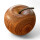 Duft-Apfel, Massivholz, &Oslash; 4,5 cm &times; H&ouml;he 3,8 cm