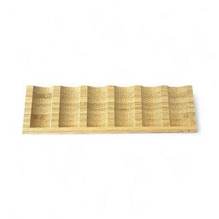 Massivholz-Display f&uuml;r &auml;therische &Ouml;le 6 F&auml;cher