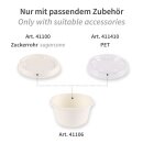 Deckel f&uuml;r Dressingschalen | Zuckerrohr, 100 Stk.